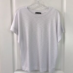 Women’s Loose Fit White Cap Sleeve Top